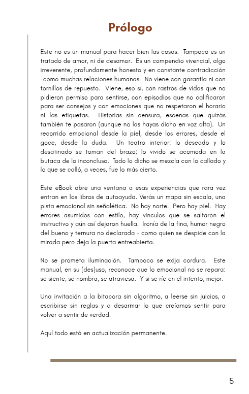 Manual de (Des)Uso Emocional