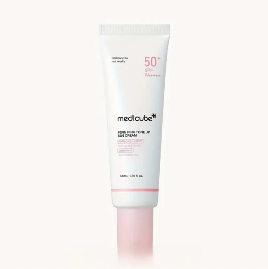 Protector Solar Multifunción Medicube PDNR tono Pink Up Glut