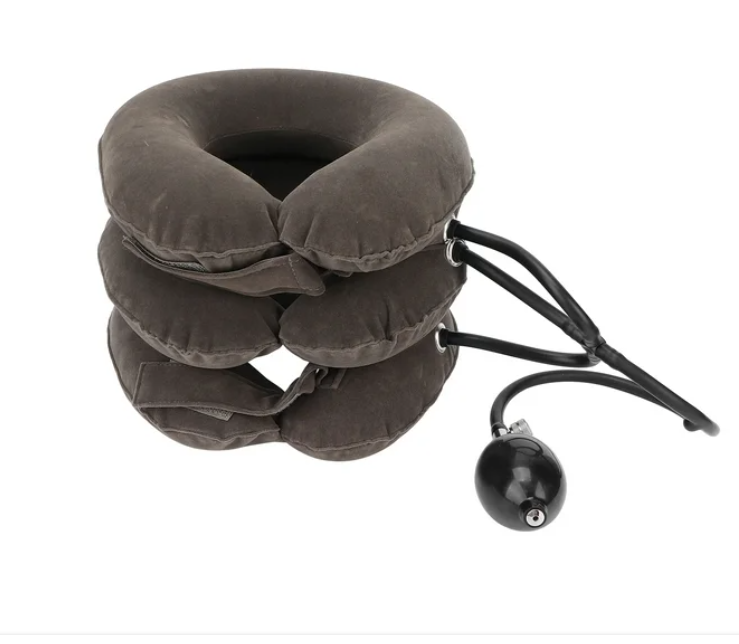 Cojín Inflable con Borla Collar de Tracción Cervical