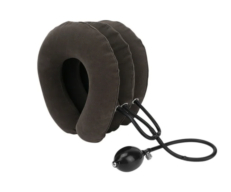 Cojín Inflable con Borla Collar de Tracción Cervical