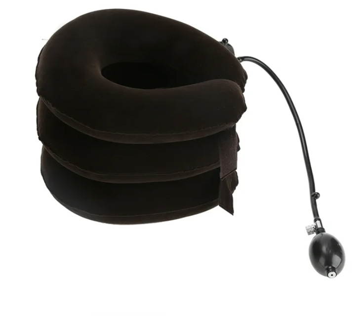 Cojín Inflable con Borla Collar de Tracción Cervical