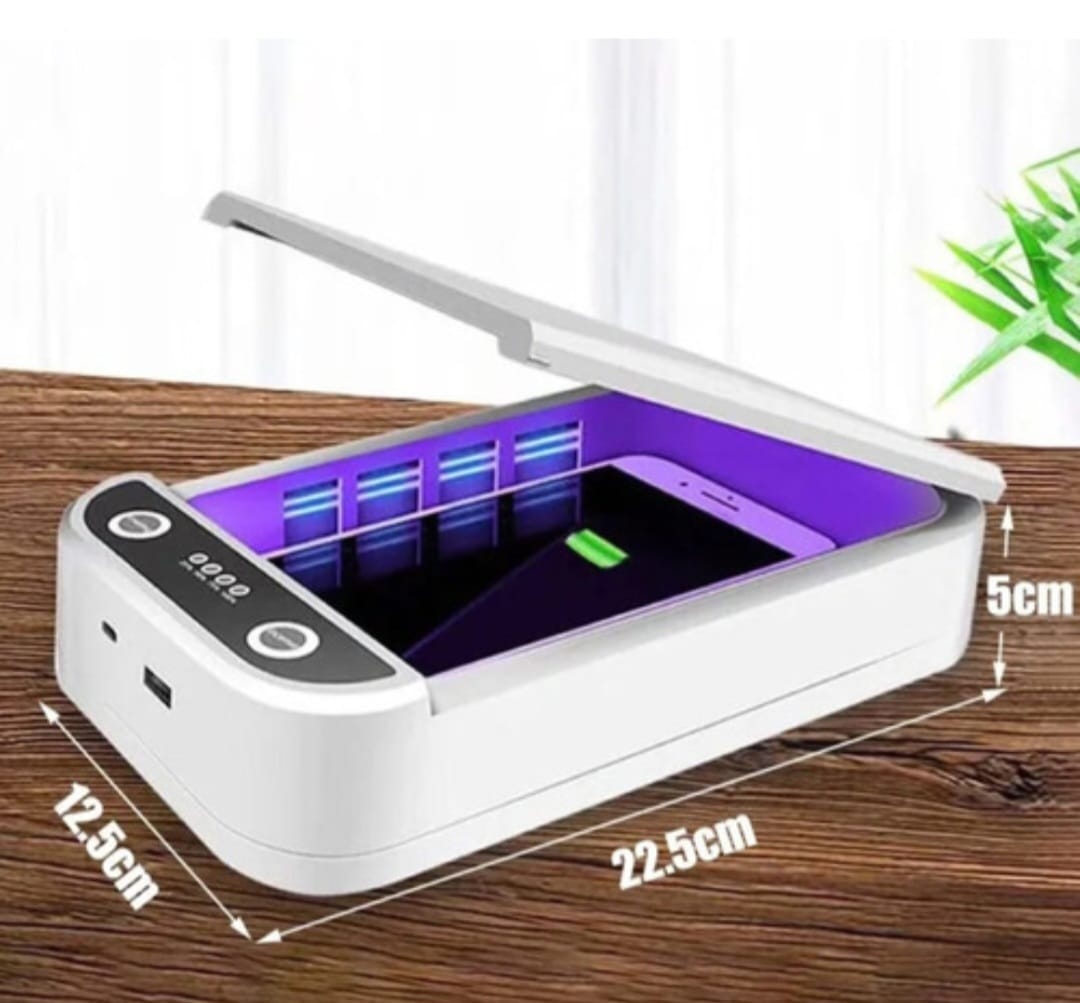Caja Esterilizadora Desinfectante Luz UV con Boca Aromática Desinfección 360° de Artículos Diarios