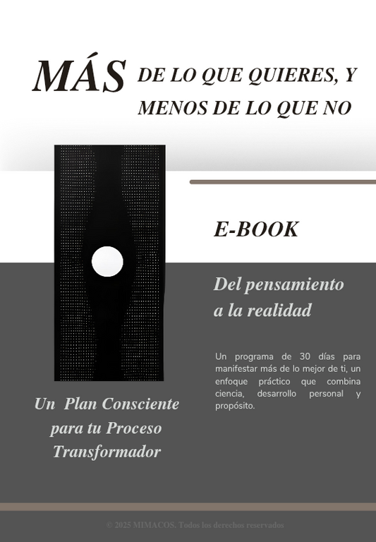 Ebook Más De Lo Que Quieres y Menos De Lo Que No