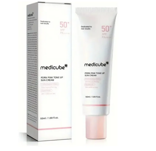 Protector Solar Multifunción Medicube PDNR tono Pink Up Glut