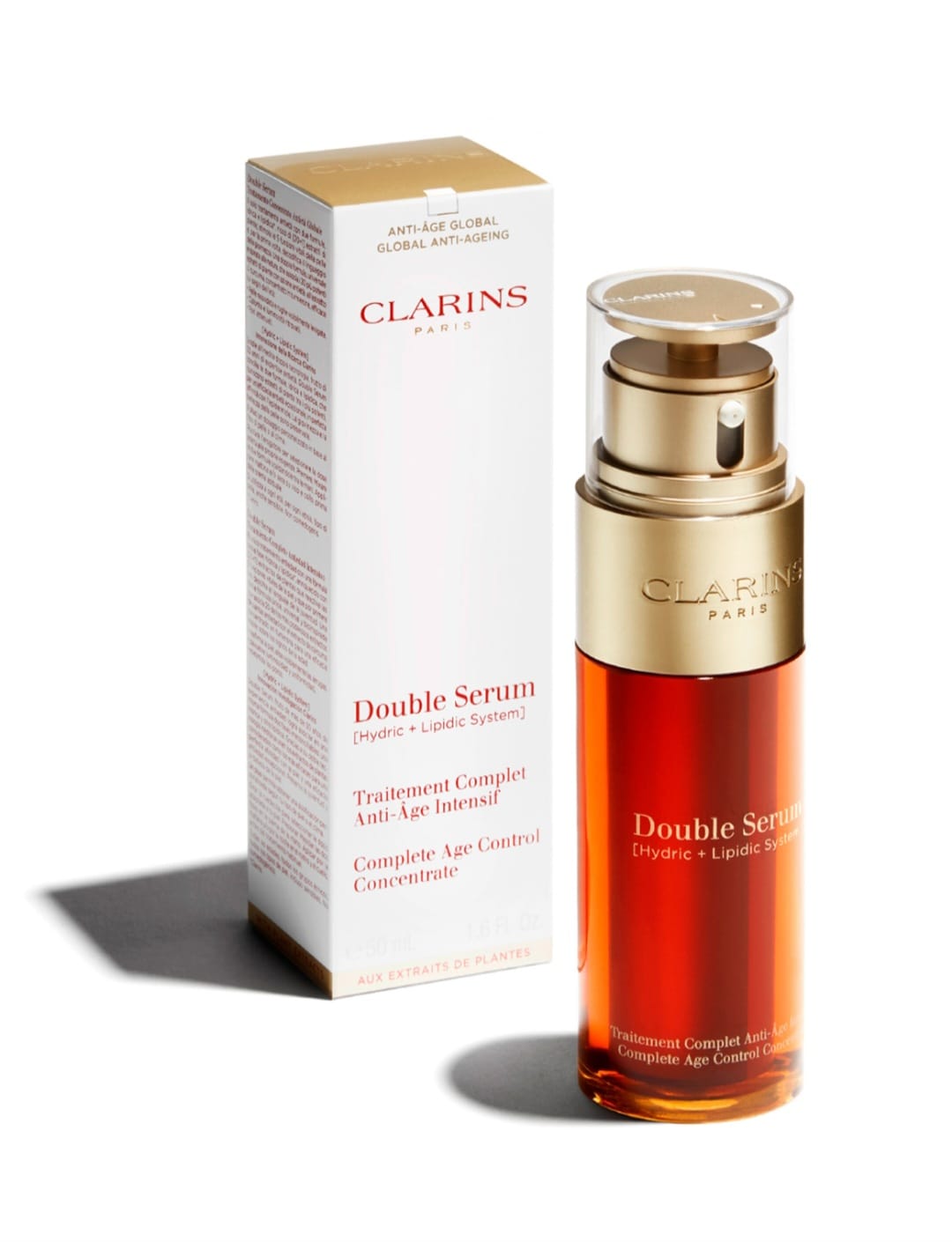 Clarins Double Serum Rostro 96% Origen Natural