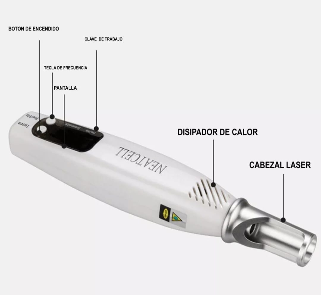 Lápiz Láser De Terapia Con Luz Azul De Picosegundo